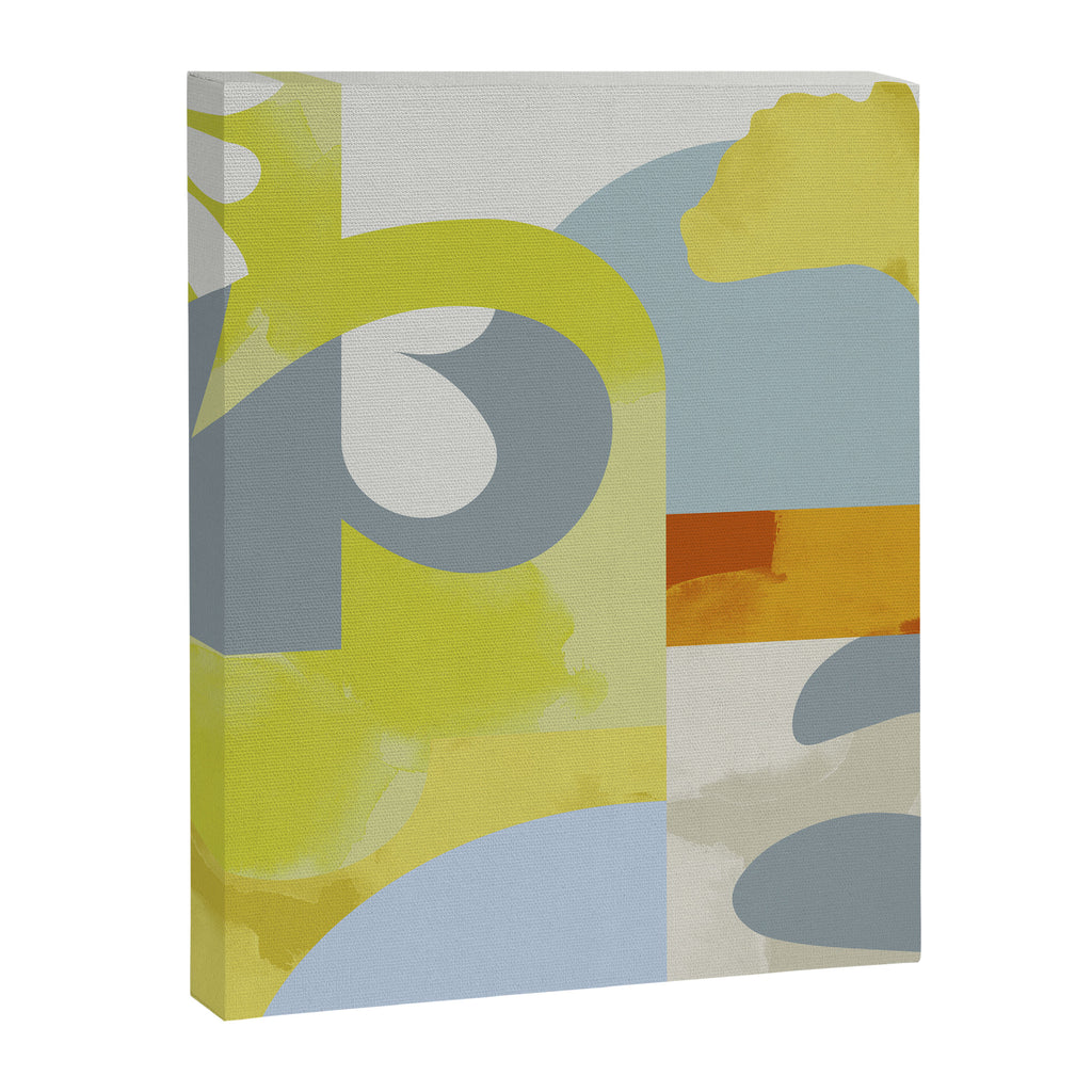 mid mod pastel 3 Canvas Print Gallery Image 8