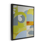 mid mod pastel 3 Framed Canvas Print Gallery Image 2