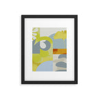 mid mod pastel 3 Framed Art Print Gallery Image 6
