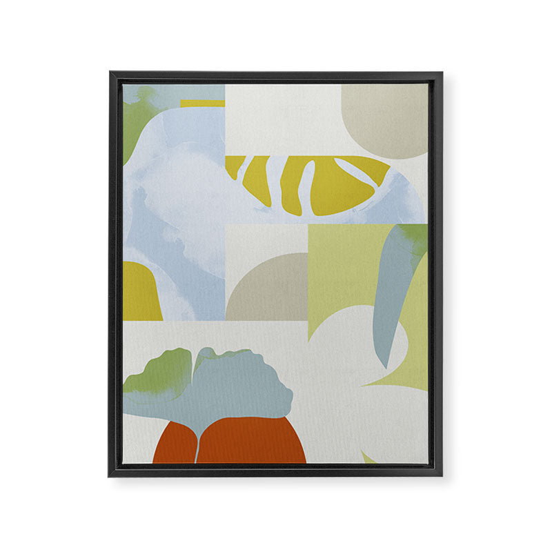 mid mod pastel 4 Framed Canvas Print Gallery Image 8