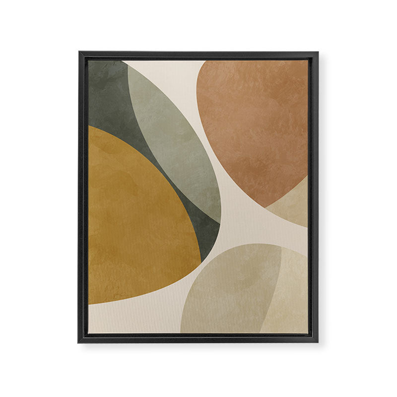 mid modern earth tones 2 Framed Canvas Print Gallery Image 8