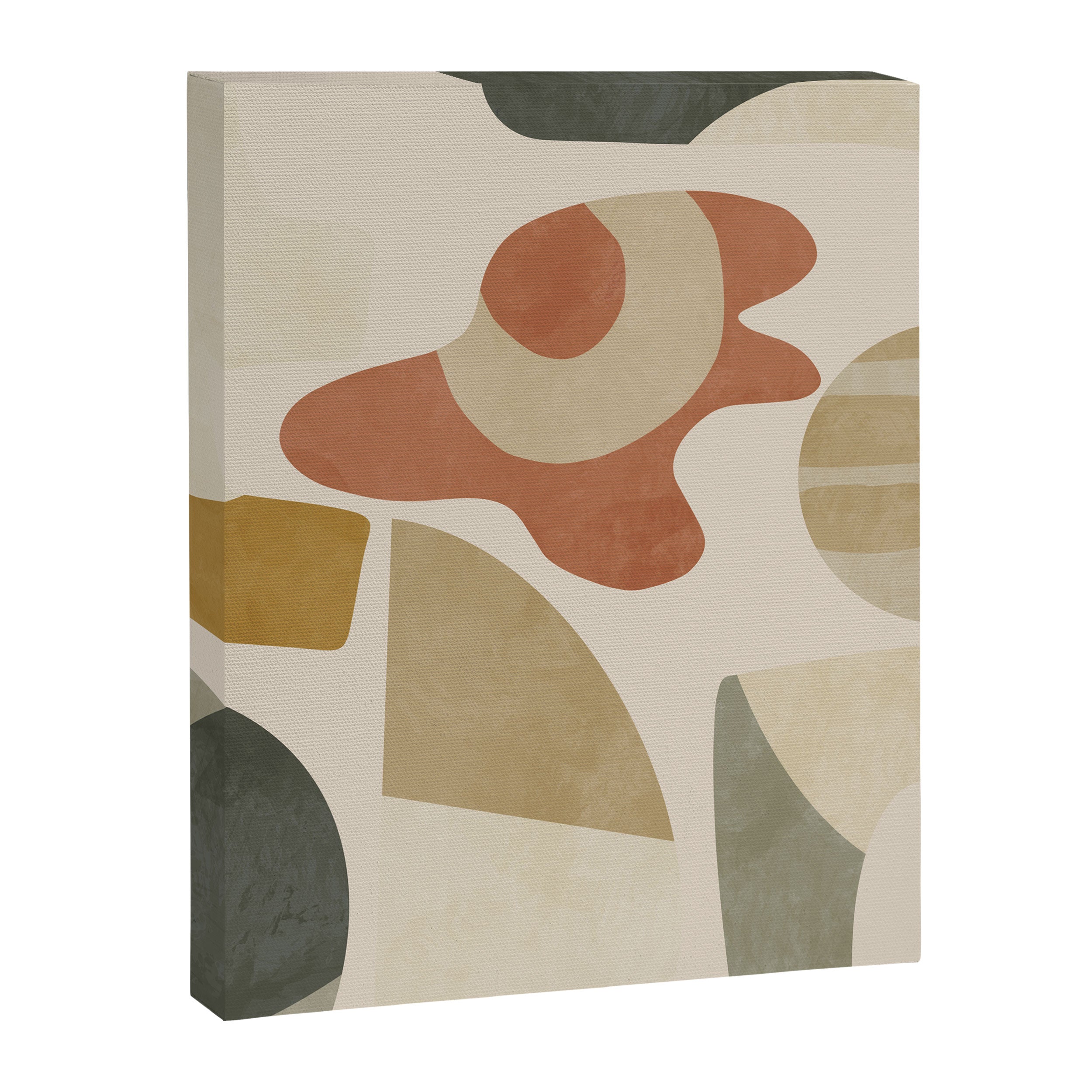 mid modern earth tones 3 Canvas Print Gallery Image 8