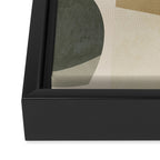 mid modern earth tones 3 Framed Canvas Print Gallery Image 3