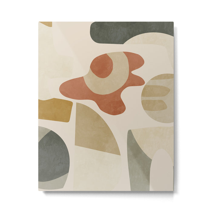 mid modern earth tones 3 Metal Print Gallery Image 1