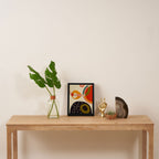 mid modern geometric minimal Framed Canvas Print Gallery Image 4