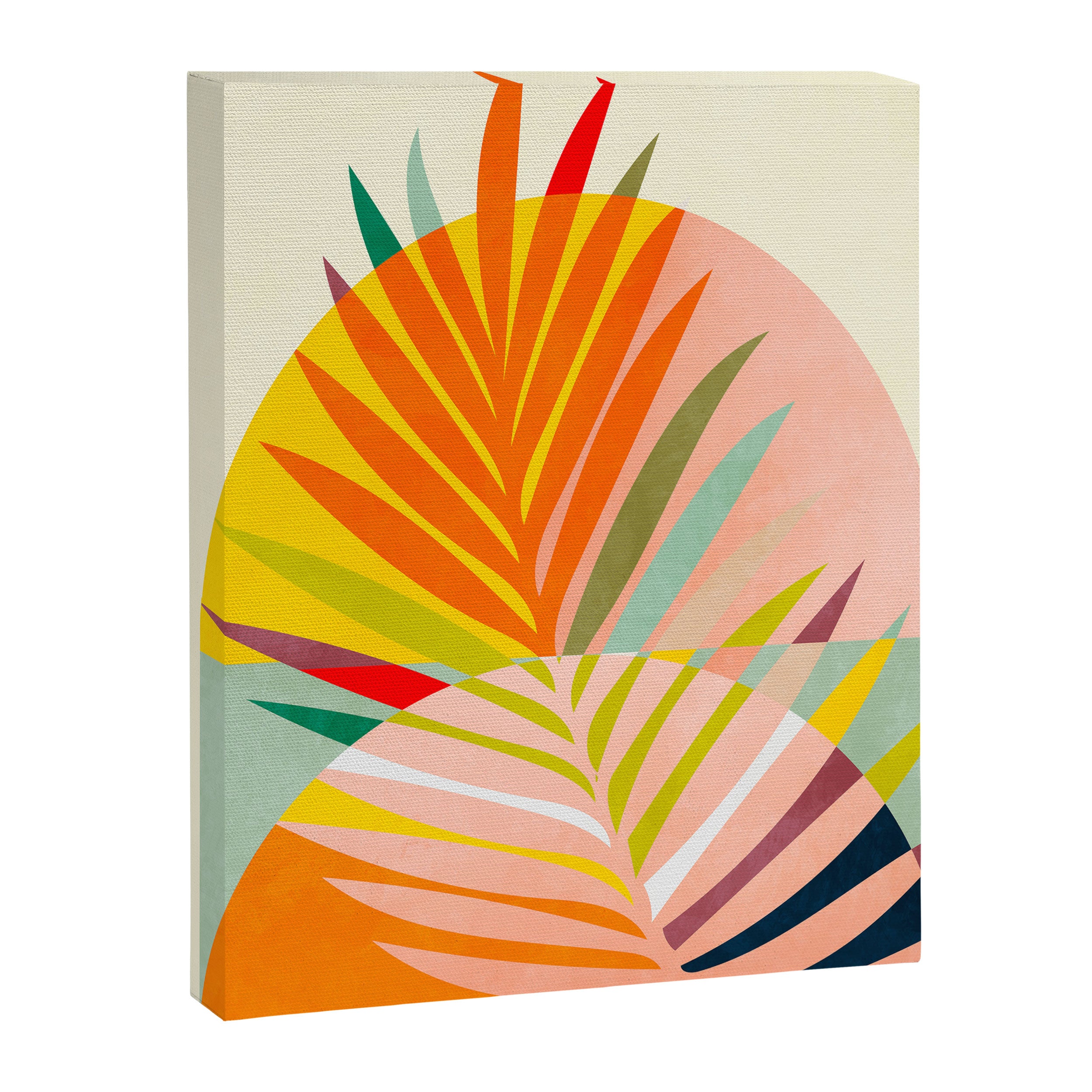 minimal leaf tropical spring Canvas Print Gallery Image 6