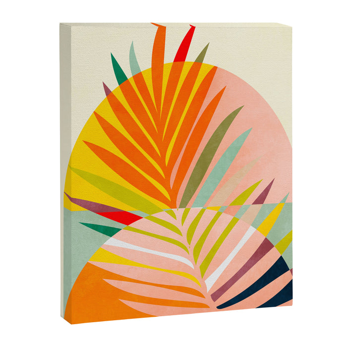 minimal leaf tropical spring Canvas Print Gallery Image 1