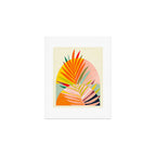 minimal leaf tropical spring Art Print Gallery Image 1