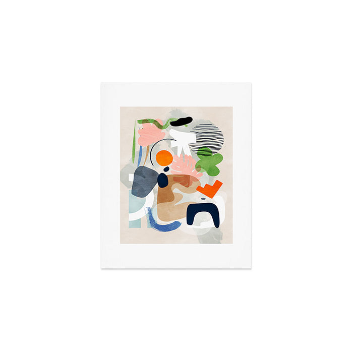 minimal shapes abstract 2 Art Print Gallery Image 1