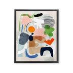 minimal shapes abstract 2 Framed Canvas Print Gallery Image 6