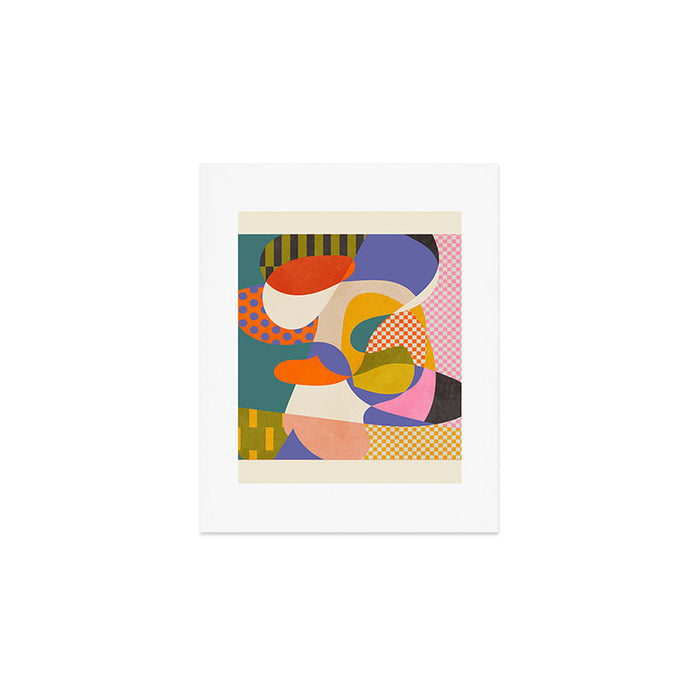 minimal shapes abstract Art Print Gallery Image 1