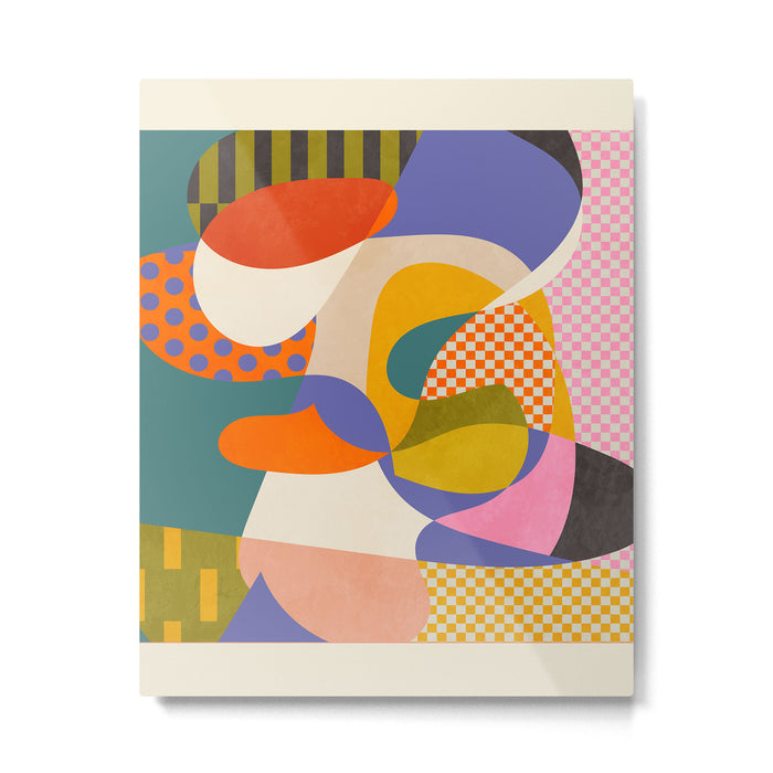 minimal shapes abstract Metal Print Gallery Image 1