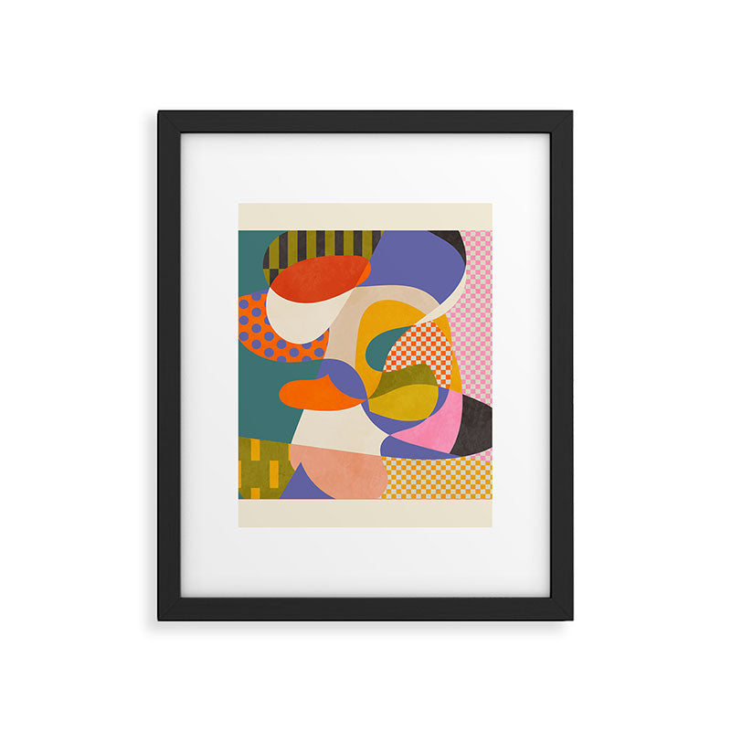 minimal shapes abstract Framed Art Print Gallery Image 6