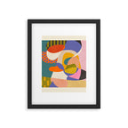 minimal shapes abstract Framed Art Print Gallery Image 6