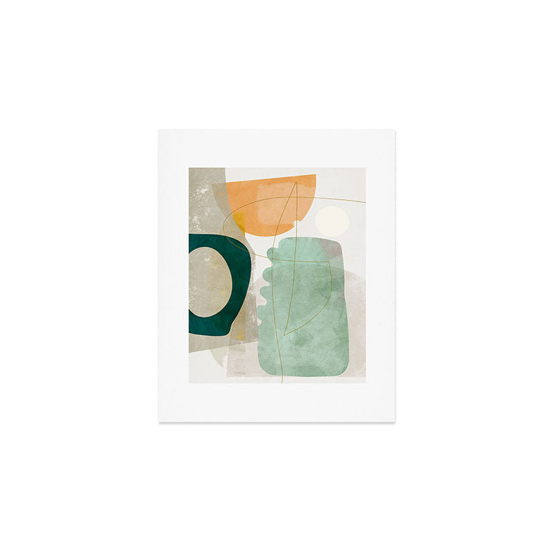 minimal shapes Art Print Gallery Image 1