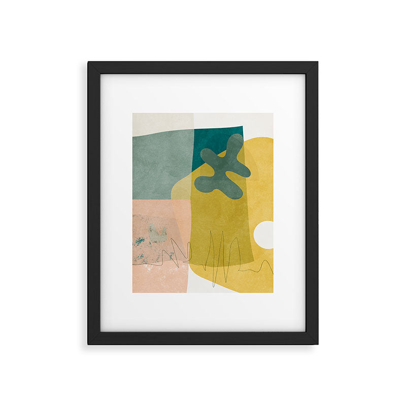 minimal shapes II Framed Art Print Gallery Image 5