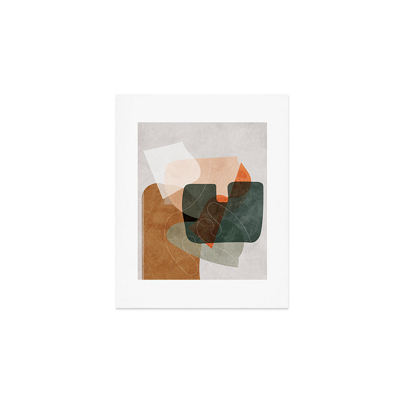 minimal shapes III Art Print Gallery Image 1