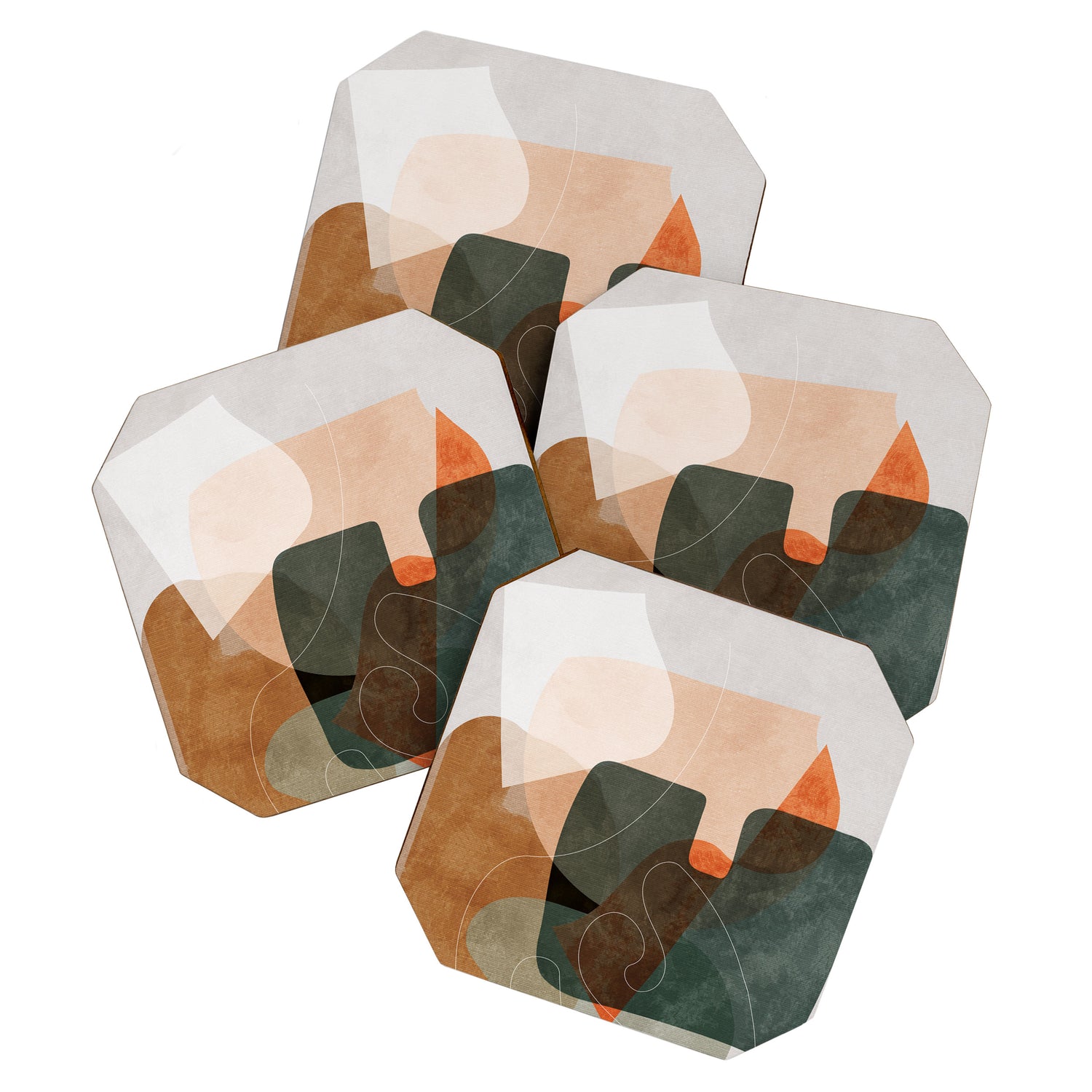 minimal shapes III Coaster Gallery Image 1