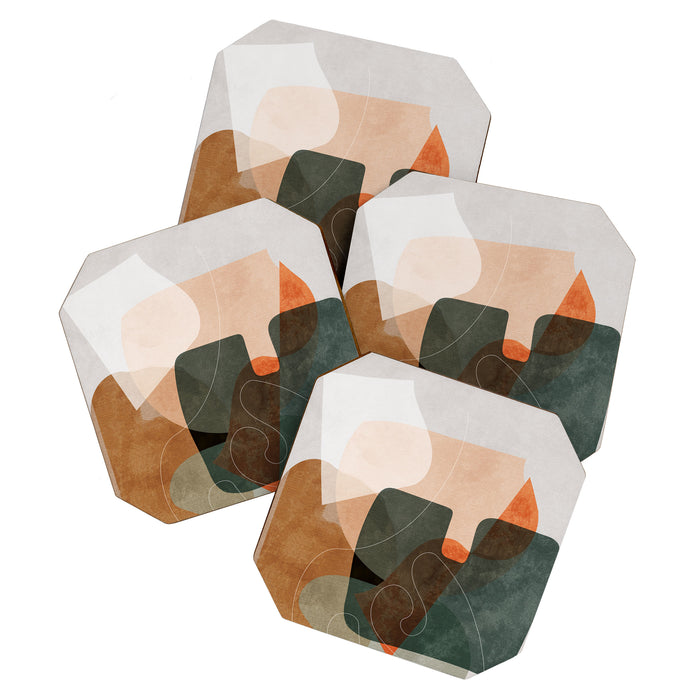 minimal shapes III Coaster Gallery Image 1