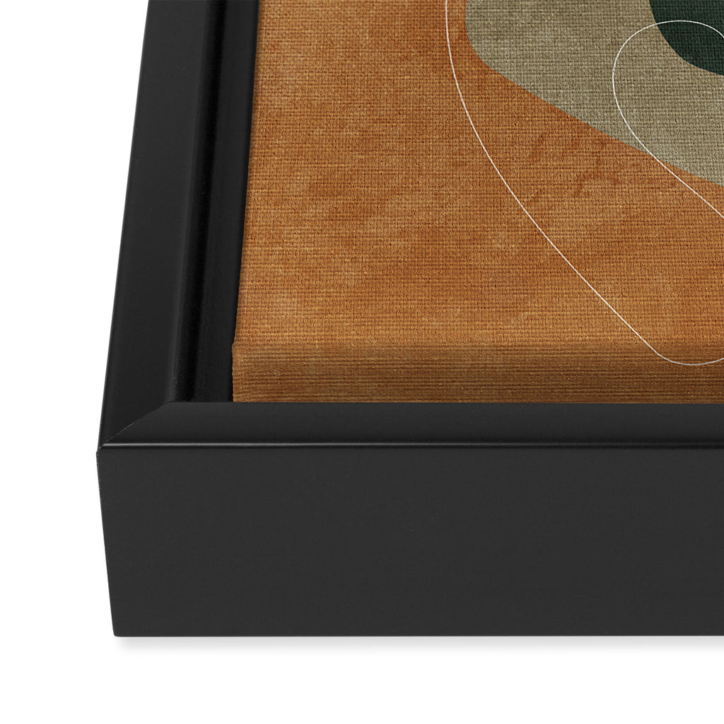 minimal shapes III Framed Canvas Print Gallery Image 3