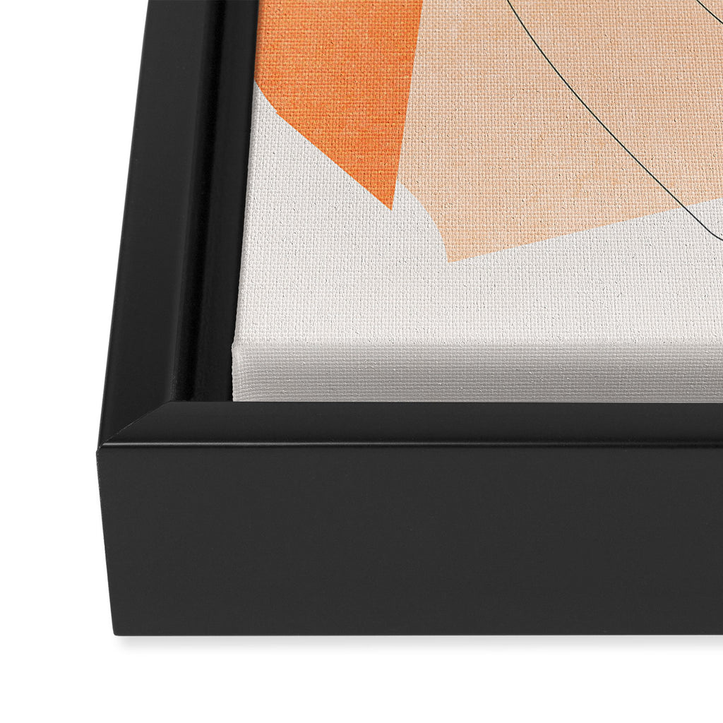 minimal shapes VI Framed Canvas Print Gallery Image 3