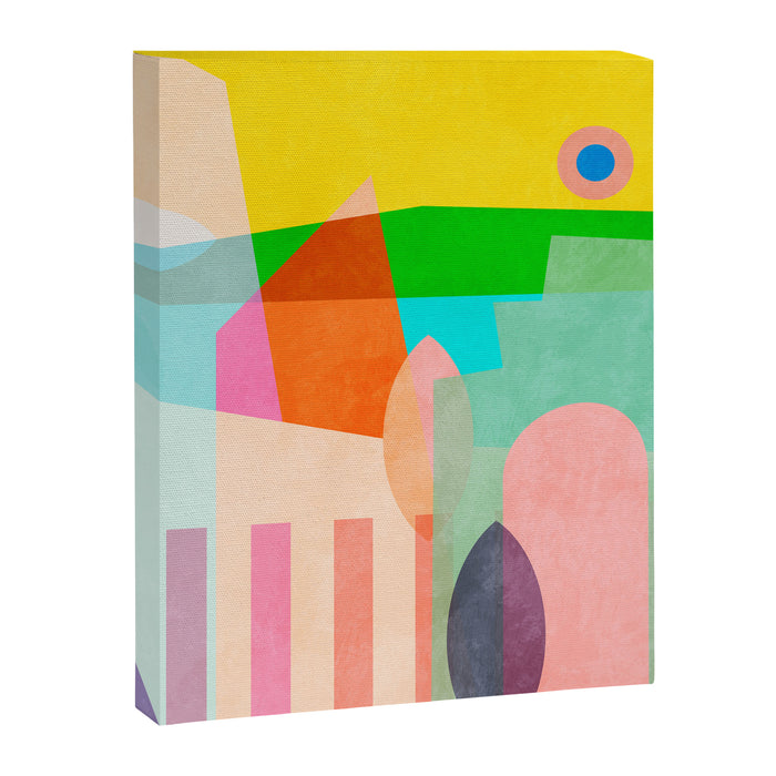 modern abstraction shapes Canvas Print Gallery Image 1