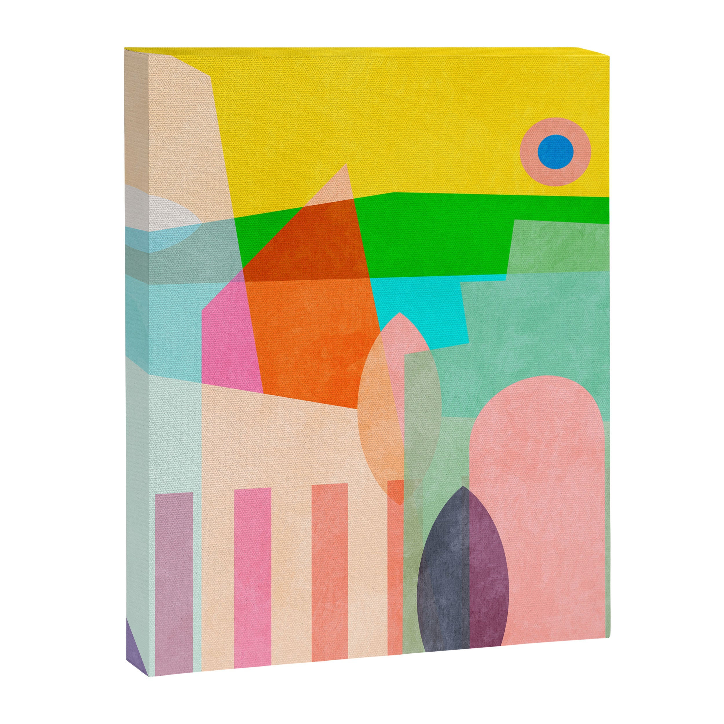 modern abstraction shapes Canvas Print Gallery Image 8
