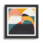modern shapes 6 Framed Art Print Gallery Image 1