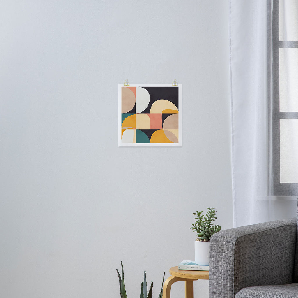 modern shapes 8 Art Print Gallery Image 3