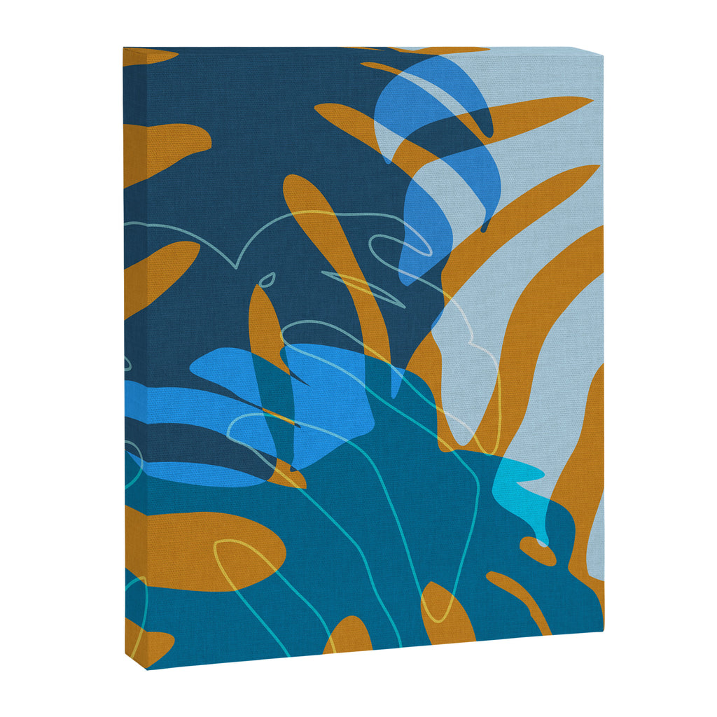 monstera mix plant minimal Canvas Print Gallery Image 8