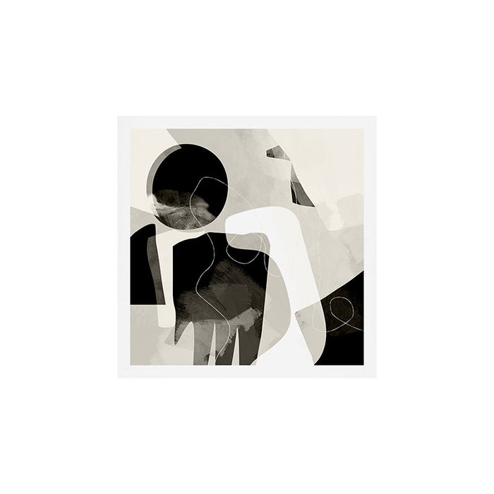 moon shine abstract art Art Print Gallery Image 1
