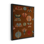 moths butterflies fall retro Framed Canvas Print Gallery Image 2
