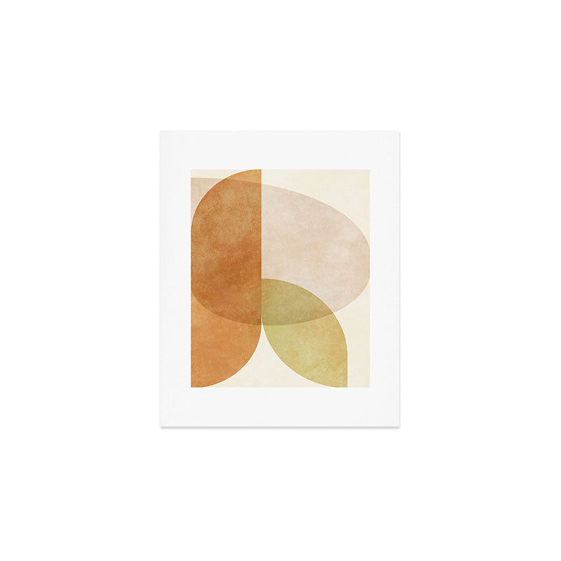 organic shapes abstract boho 4 Art Print Gallery Image 1