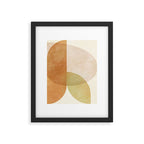 organic shapes abstract boho 4 Framed Art Print Gallery Image 5