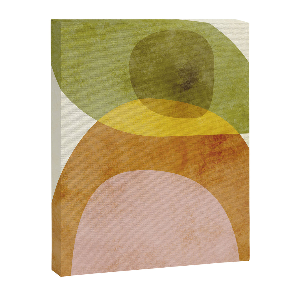 organic shapes boho nature abstract 3 Canvas Print Gallery Image 6