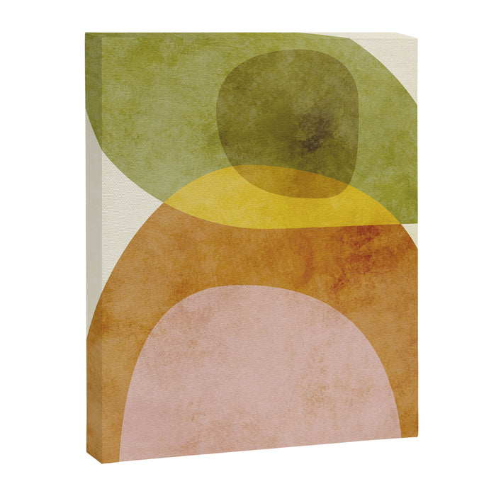 organic shapes boho nature abstract 3 Canvas Print Gallery Image 1