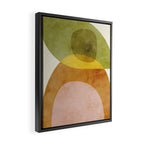 organic shapes boho nature abstract 3 Framed Canvas Print Gallery Image 2