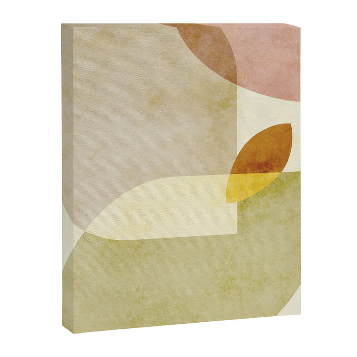 organic shapes boho nature abstract Canvas Print Gallery Image 1