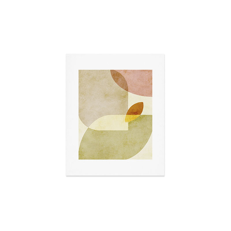 organic shapes boho nature abstract Art Print Gallery Image 1