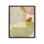 organic shapes boho nature abstract Framed Canvas Print Gallery Image 6