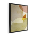 organic shapes boho nature abstract Framed Canvas Print Gallery Image 2