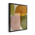 organic shapes boho nature abstract 2 Framed Canvas Print Gallery Image 2