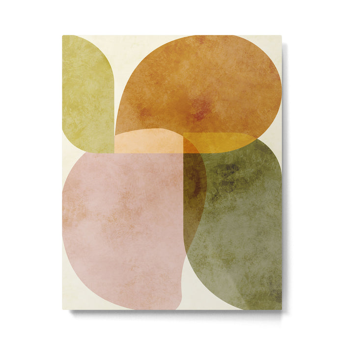 organic shapes boho nature abstract 2 Metal Print Gallery Image 1