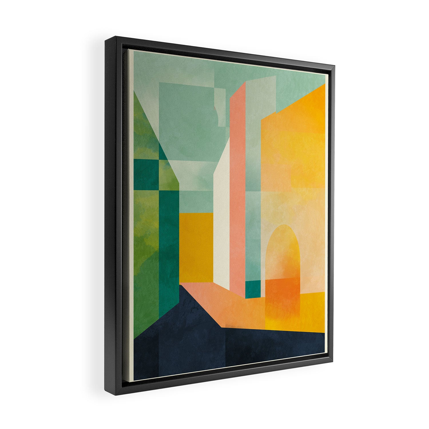 passing by Framed Canvas Print Gallery Image 2