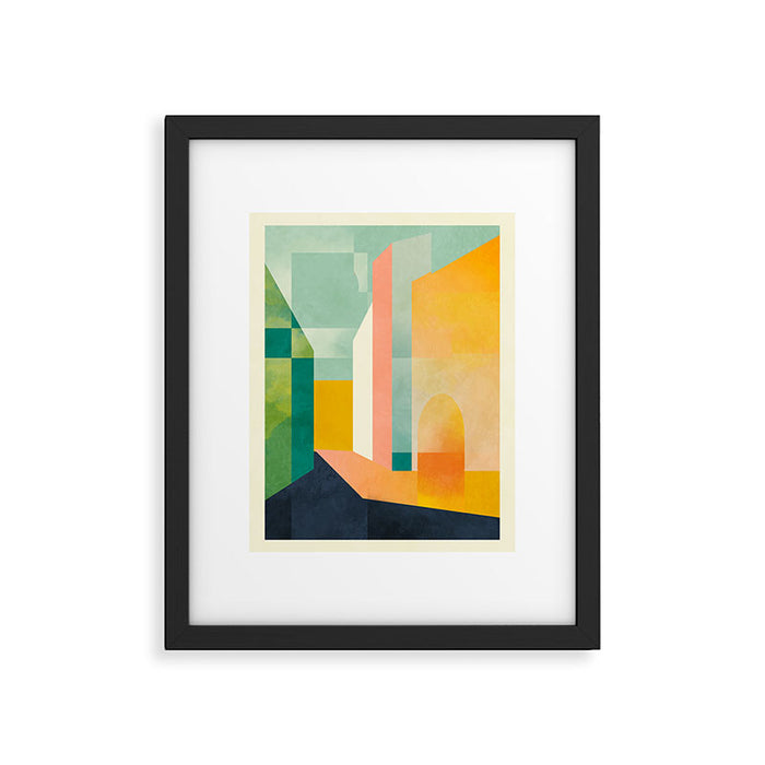 passing by Framed Art Print Gallery Image 1