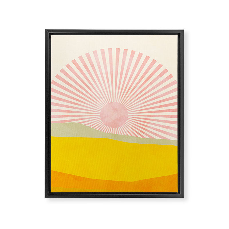 pink hope Framed Canvas Print Gallery Image 6