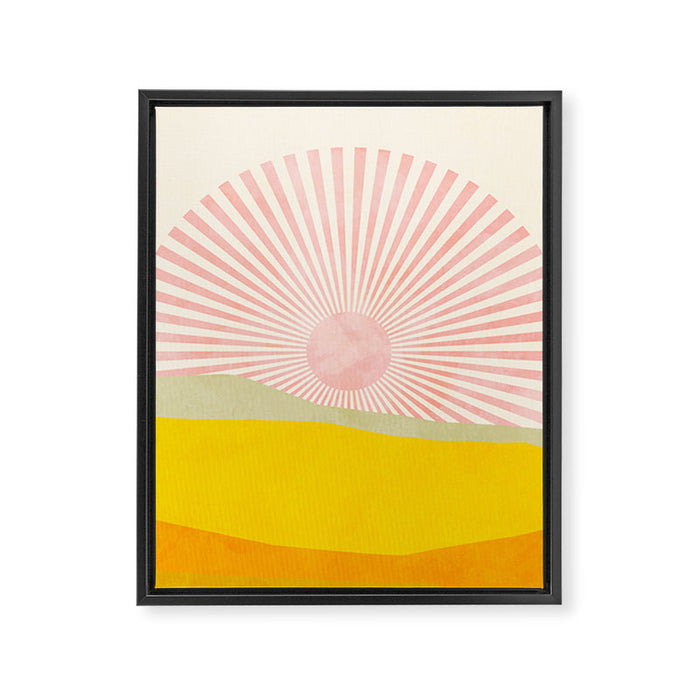 pink hope Framed Canvas Print Gallery Image 1