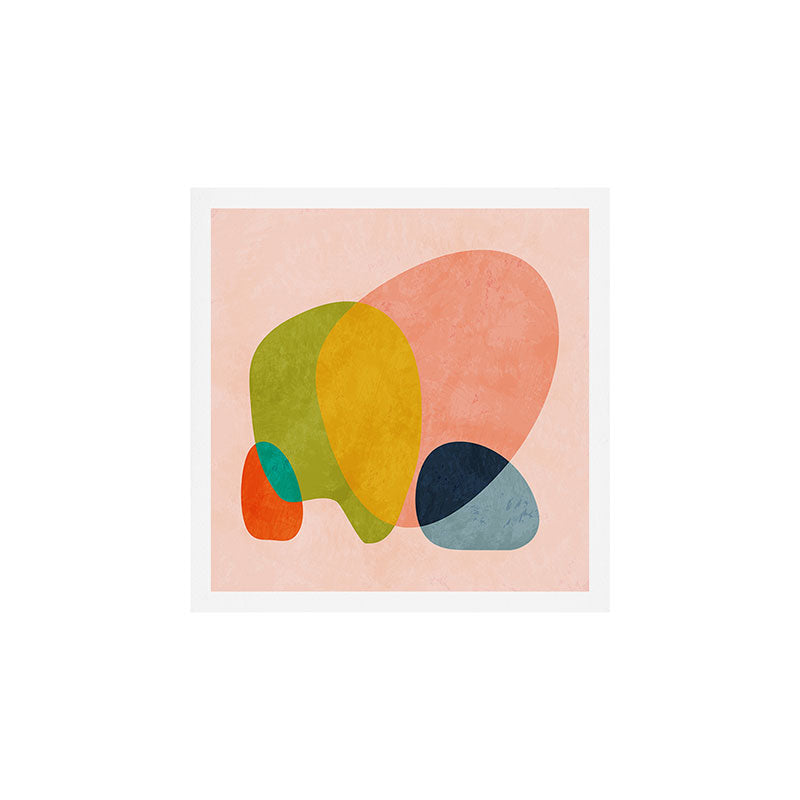 pink shape Art Print Gallery Image 1