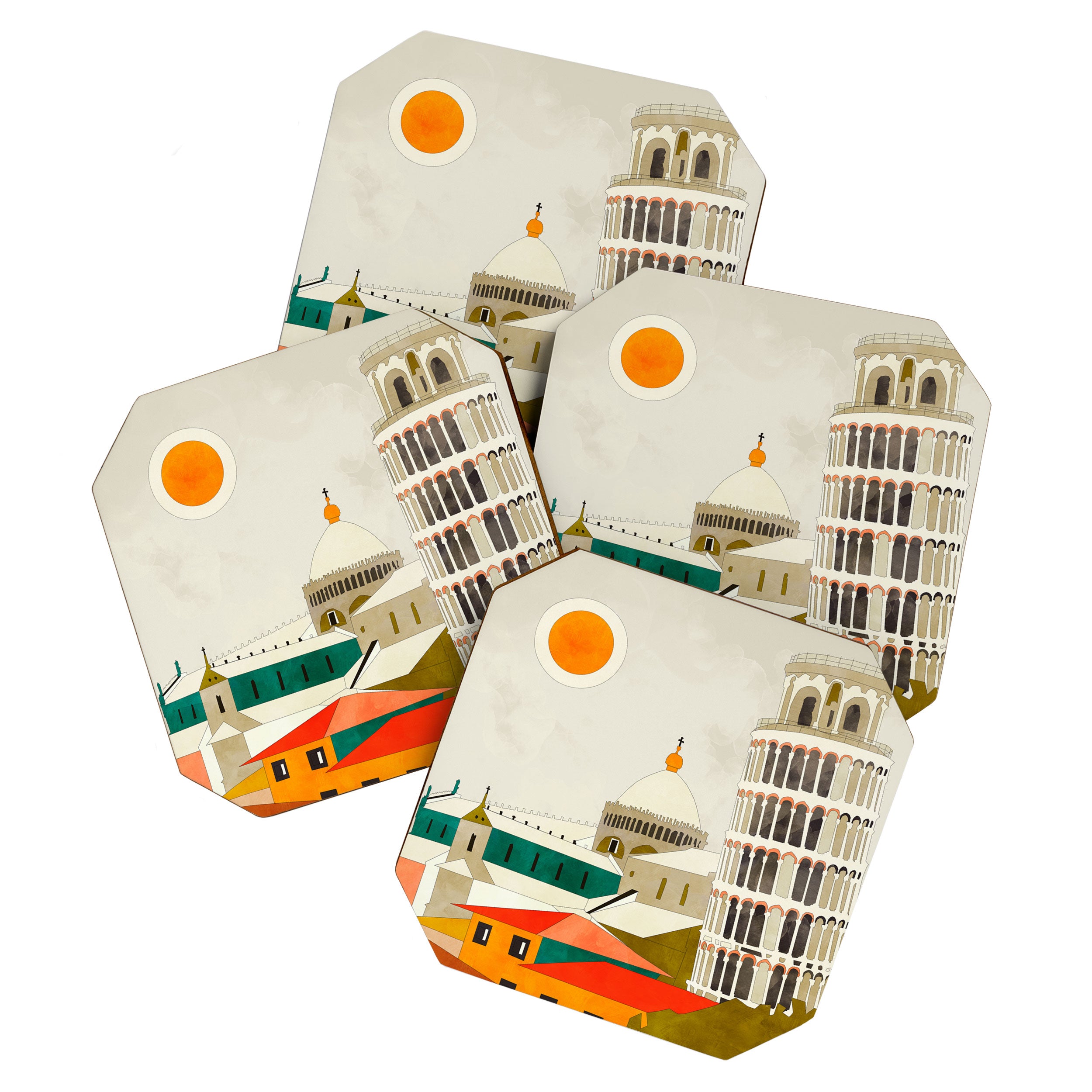 Pisa Coaster Gallery Image 1