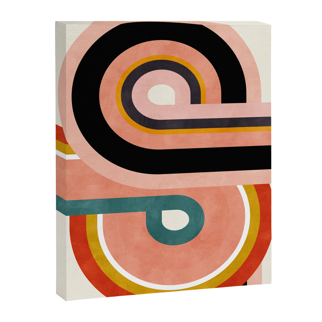 rainbow shape art Canvas Print Gallery Image 6